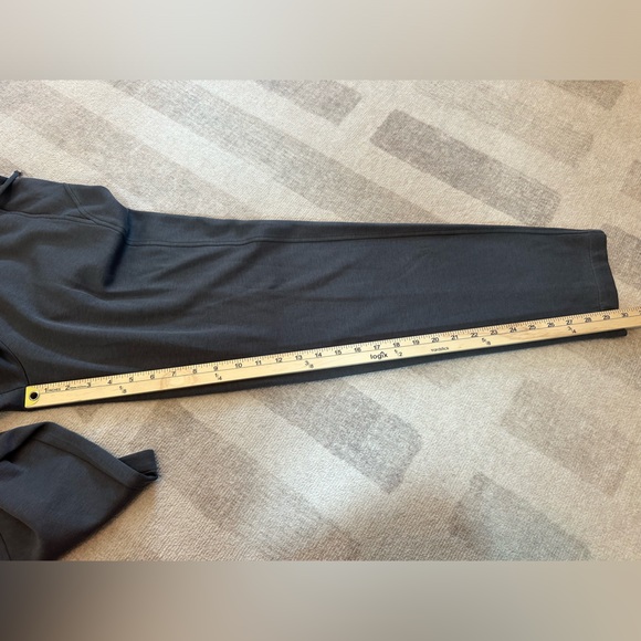 Massimo Dutti Women’s Drawstring Straight Leg Trousers Charcoal Gray (Size M) - Picture 11 of 11